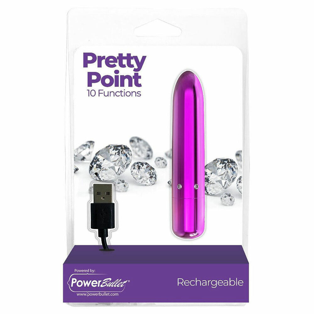 Power Bullet Pretty Point Rechargeable Bullet Vibrator image 4