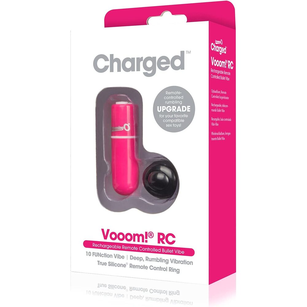 Screaming O Charged Vooom Pink Remote Control Bullet Vibe image 4