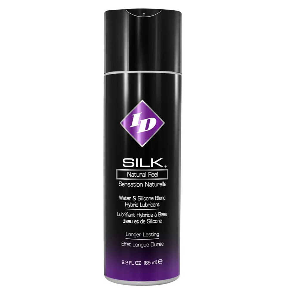 ID Silk Natural Feel Water Based Lubricant 2.2floz/65mls image 1