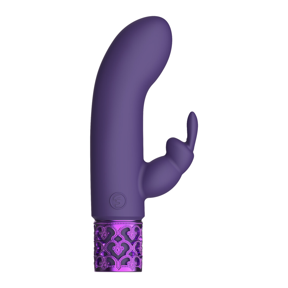 Royal Gems Dazzling Rechargeable Rabbit Bullet Purple image 1