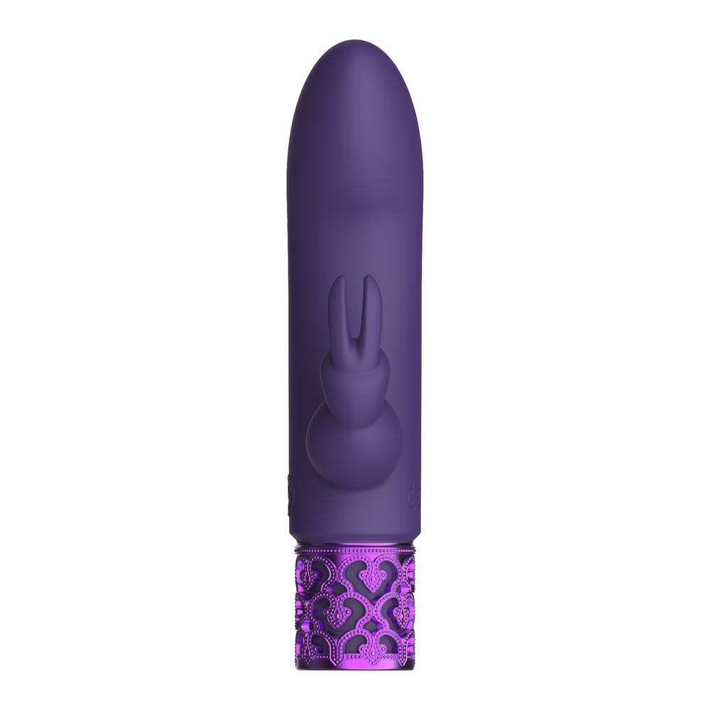 Royal Gems Dazzling Rechargeable Rabbit Bullet Purple image 2