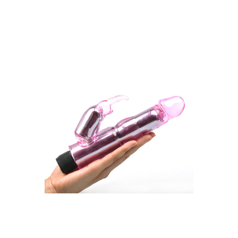 Waves Of Pleasure Crystal Pink Rabbit Vibrator