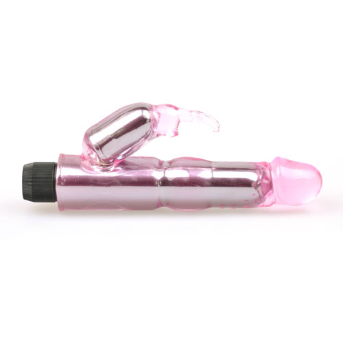 Waves Of Pleasure Crystal Pink Rabbit Vibrator image 3