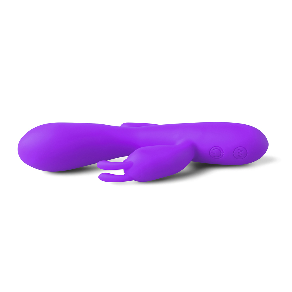Double Bunny 12 speed Silicone Vibe Purple image 3