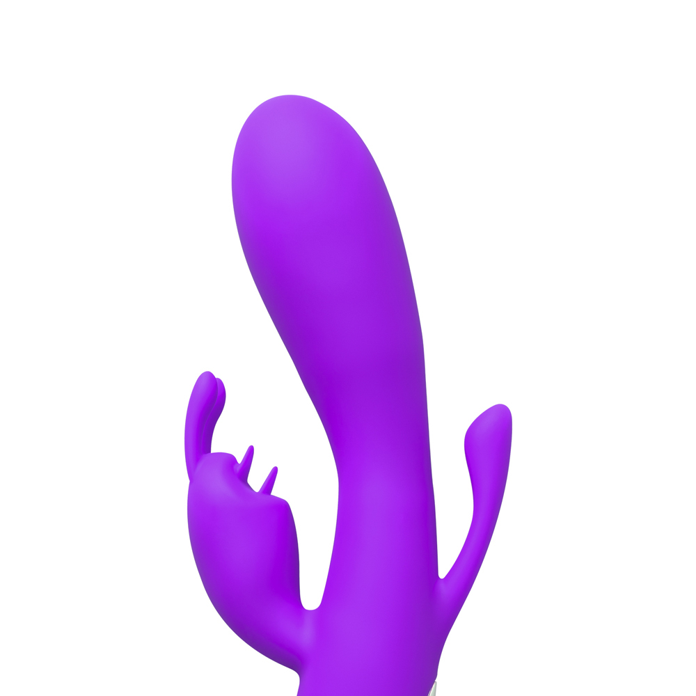 Double Bunny 12 speed Silicone Vibe Purple image 4