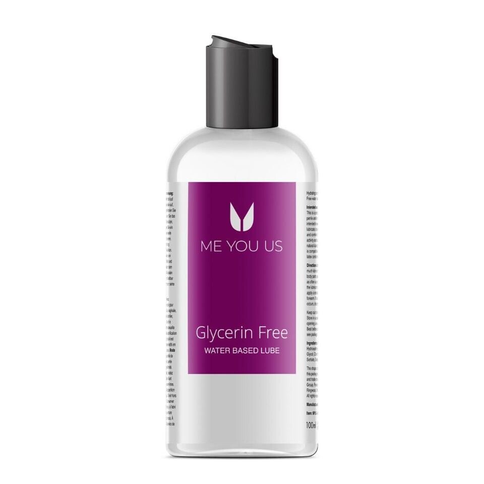 Me You Us Glycerin Free Water Based Lube 100ml image 1
